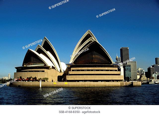Australia, Sydney, Opera House With Skyline Background