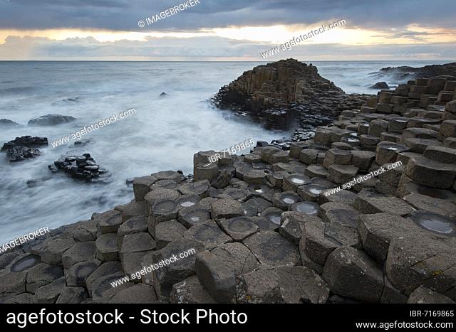 Basalt Rock Giant Causeway, Coleraine, Northern Ireland, Great Britain