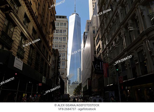 One World Trade Center also known as the Freedom Tower, is the name of two buildings in New York City's Lower Manhattan. Itâ