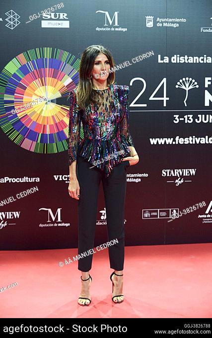 Goya Toledo attends 24th Malaga Film Festival presentation photocall at Circulo de Bellas Artes on May 25, 2021 in Madrid, Spain