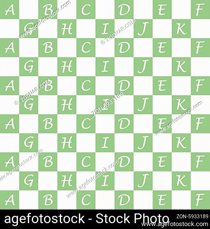 Background of seamless alphabet pattern