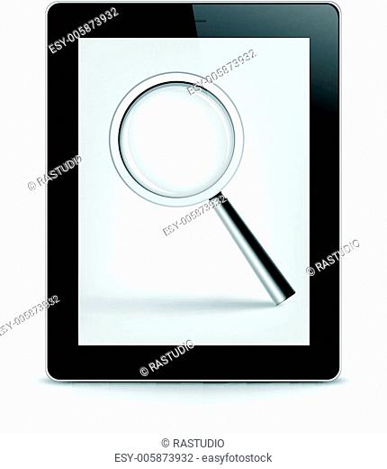 Tablet PC. Vector EPS 10