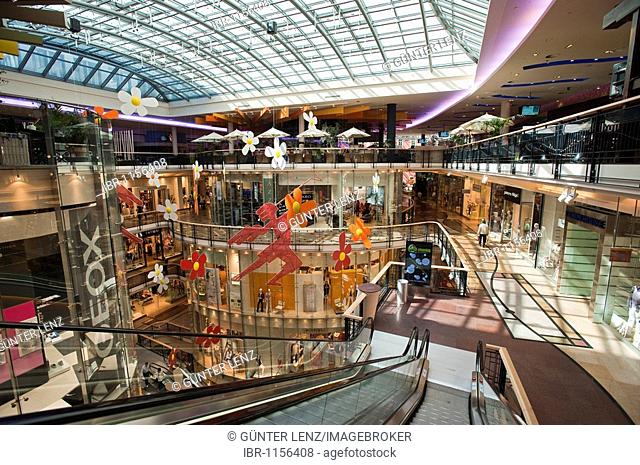 Modern shopping mall, Palladium at Republic Square, Prague, Czech Republic, Europe