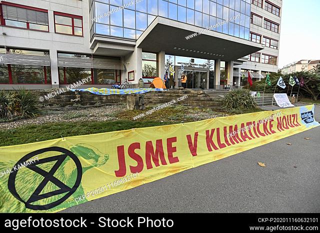 Environmental activists began a ten-day protest, organized by the Fridays for Future (FFF), Universities for Climate, Extinction Rebellion and We Are the Limits...