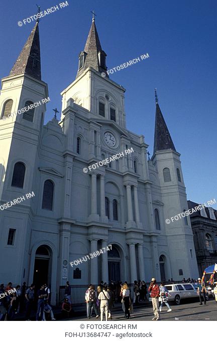 St. Louis Cathedral, New Orleans, LA, French Quarter, Louisiana, Saint Louis Cathedral at Jackson Square in New Orleans