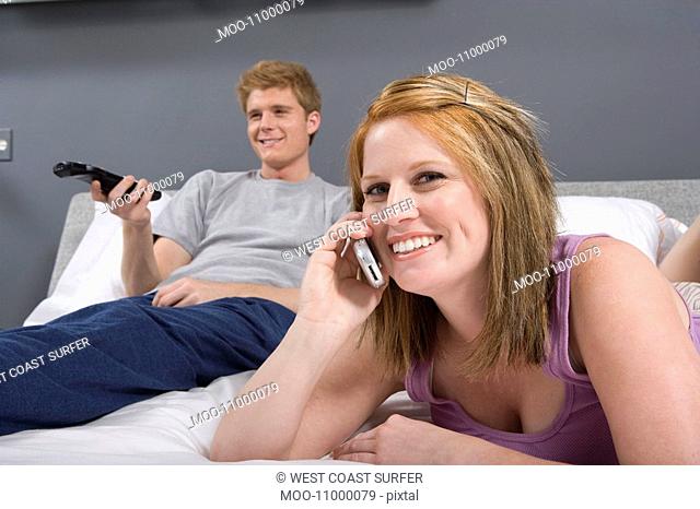 Couple Together in Bedroom