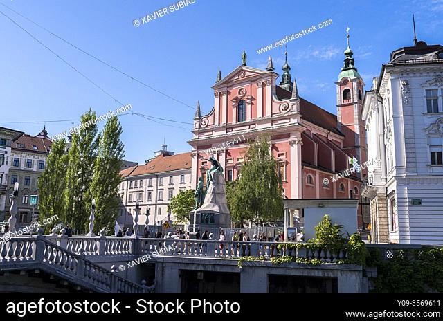 Franciscan Church of the Annunciation, Ljubljana, Slovenia