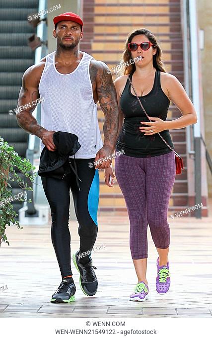 Kelly Brook and fiancé David McIntosh leave a gym in West Hollywood after a work out Featuring: Kelly Brook, David McIntosh Where: Los Angeles, California