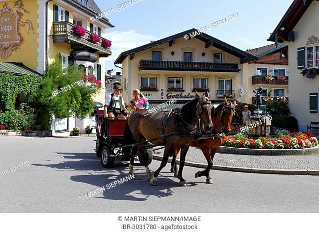 Fiacre, horse-drawn carriage