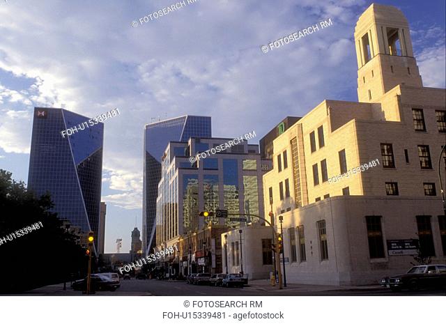 Canada, Saskatchewan, Regina, Buildings in downtown Regina