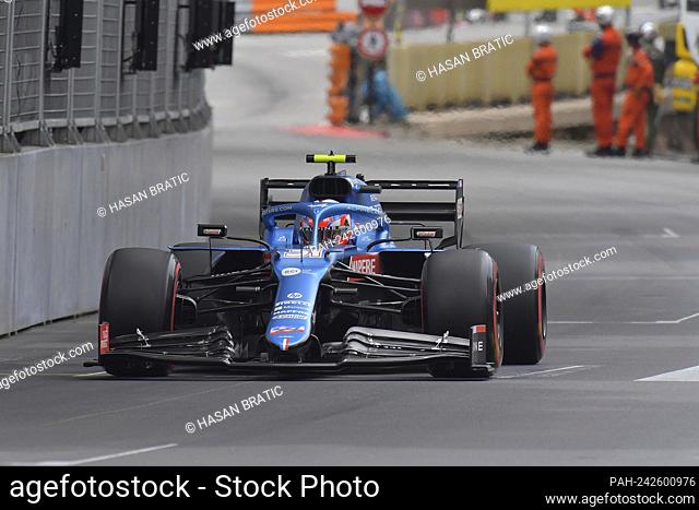 May 22nd, 2021, Monaco Circuit, Monte Carlo, FORMULA 1 GRAND PRIX DE MONACO 2021, May 20th - 23rd, 2021, in the picture Esteban Ocon (FRA # 31), Alpine F1 Team
