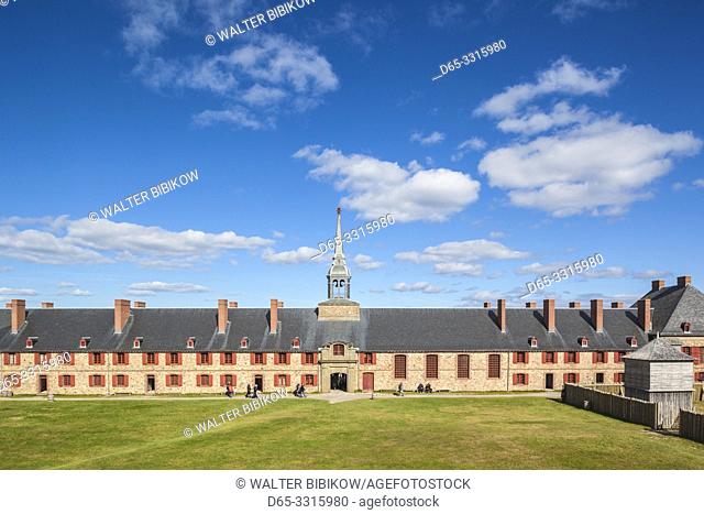 Canada, Nova Scotia, Louisbourg, Fortress of Louisbourg National Historic Park, Kings Bastion Barracks