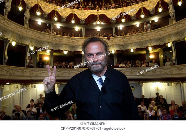 Italian director and actor Franco Nero presents the movie A Quiet Place in the Countryat by Italian director Elio Petri at the 49th International Film Festival...