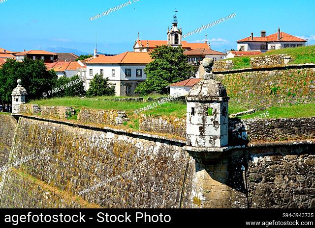 Fortress and city walls of Valença do Minho, Portugal