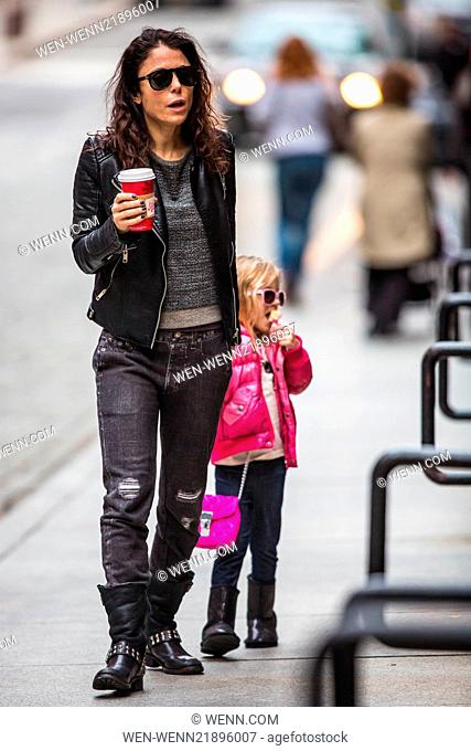 Bethenny Frankel and her daughter Bryn go out to Starbucks in Tribeca Featuring: Bethenny Frankel, Bryn Hoppy Where: New York City, New York