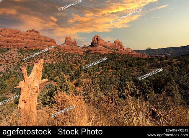 Rock formations in the American Southwest
