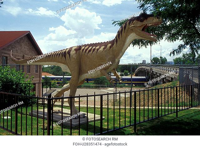 Canon City, CO, Colorado, Life size Allosaurus at the Dinosaur Depot