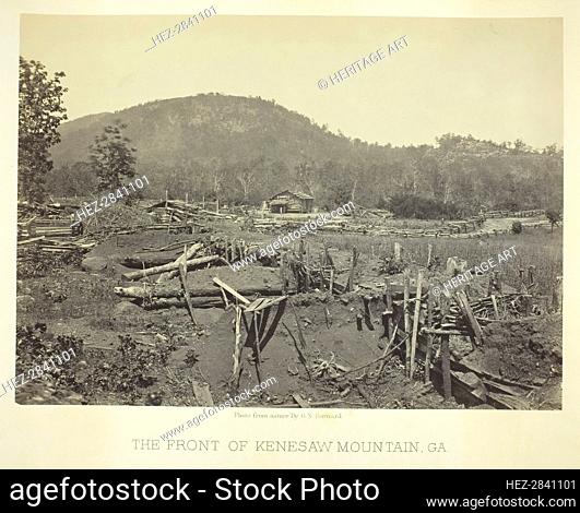 The Front of Kenesaw Mountain, GA, 1866. Creator: George N. Barnard