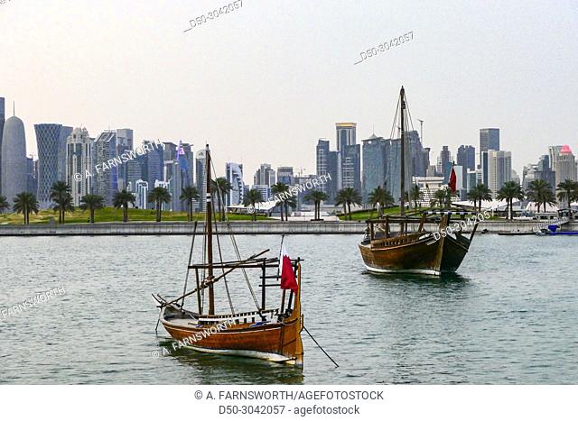 Skyline. West Bay. Doha, Qatar