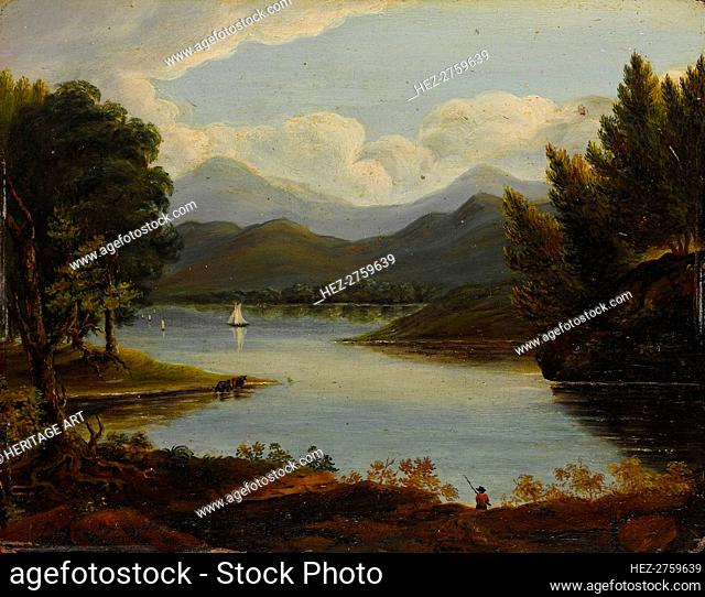 Hudson River Scene, 1830-50. Creator: Victor de Grai