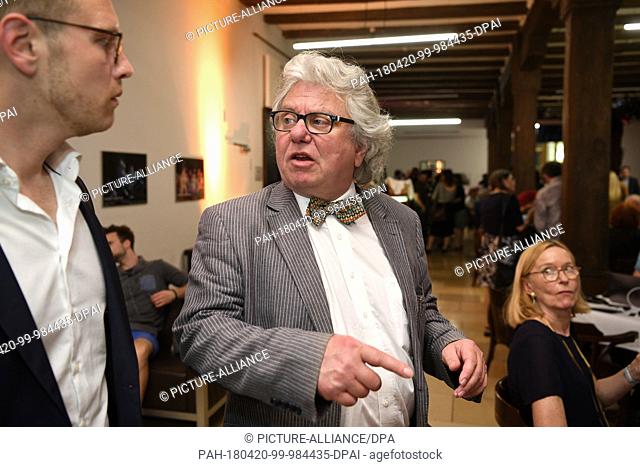 dpatop - 20 April 2018, Germany, Konstanz: Professor Christoph Nix, director of Theater Konstanz, after the performance at the theatre of the play ""Mein...