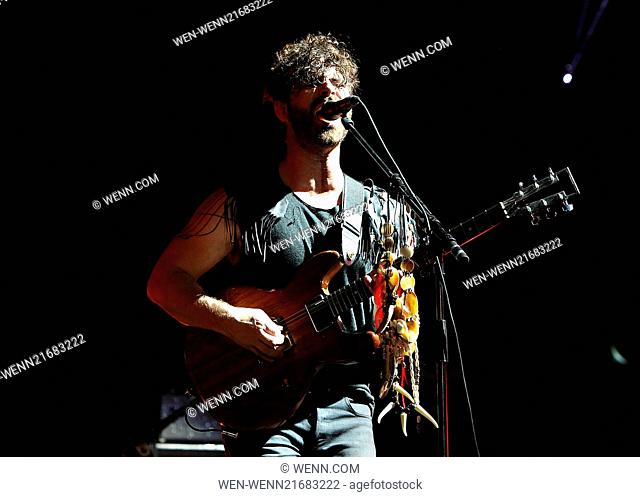 Foals headlining the main stage as they perform on Day Two of Bestival at Robin Hill Country Park on the Isle of Wight, United Kingdom 6th September Featuring:...