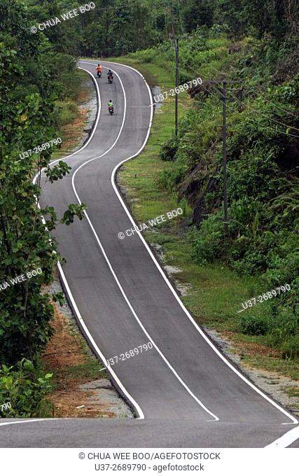 Bau-Gumkbang road, Sarawak, Malaysia
