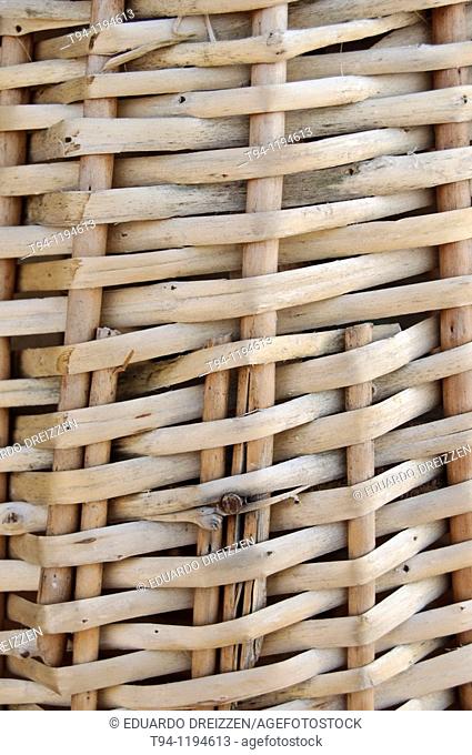 Wicker basket detail, Tigre, Argentina
