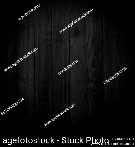 Dark wood texture background, black wood planks. Old grunge washed wood, painted wooden table pattern top view
