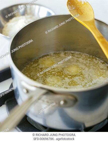 Melting Butter in a Saucepan