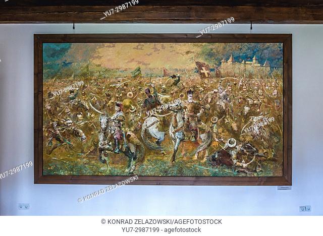 Battle of Khotyn painting in Khotyn Fortress, located in Chernivtsi Oblast of western Ukraine