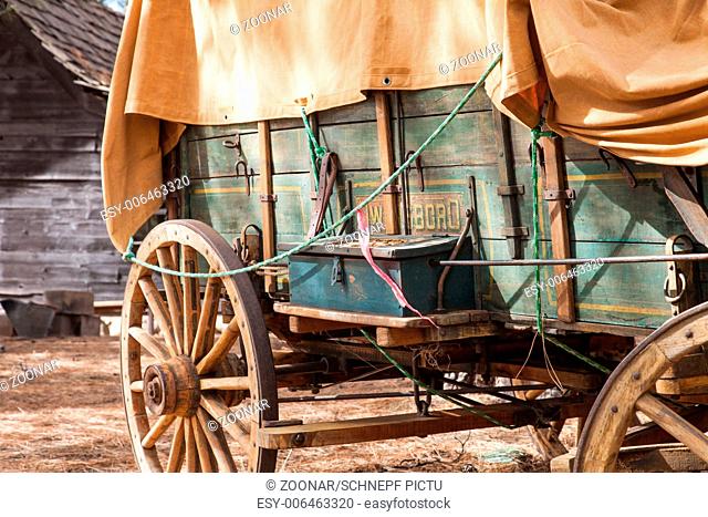 Covered wagon in USA