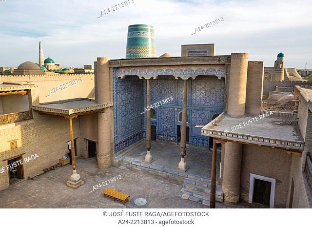 Uzbekistan , Khorezm Region, Khiva City (W.H.) , Khan's Palace Interior (museum display)