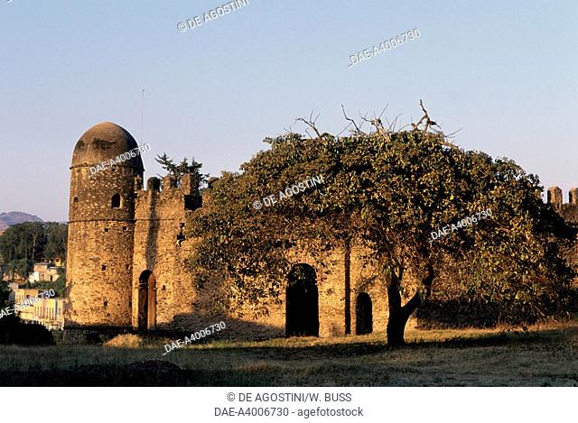 Bakaffa palace (1721-1730), Royal citadel (Royal enclosure, Fasil Ghebbi, 17th century) (UNESCO World Heritage List, 1979), Gondar, Ethiopia