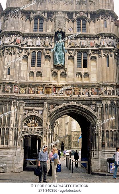 Christ Church Gate. Canterbury. England. UK