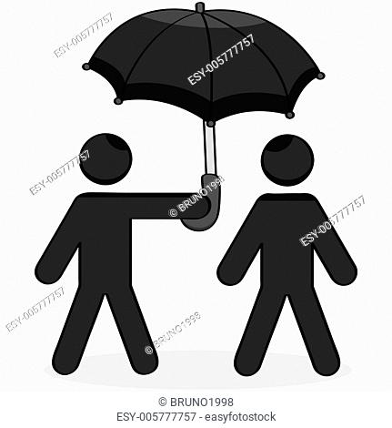 Helping umbrella