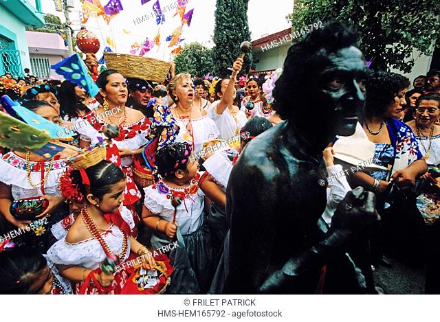 Mexico, Chiapas State, San Sebastian Festival in Chiapa de Corzo town