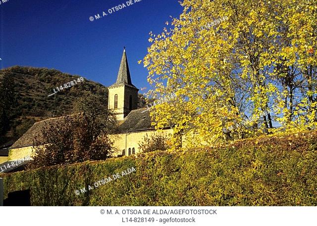 Church, Aveyron, Midi-Pyrenees, France