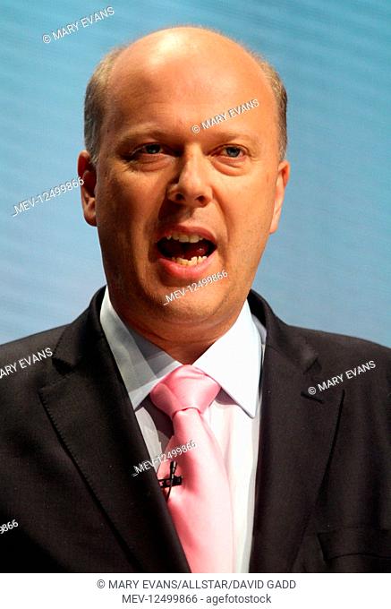 Chris Grayling MP Shadow Home Secretary Conservative Party Conference 2009 Manchester Central, Manchester, England 07 October 2009 ADDRESSES THE CONSERVATIVE...