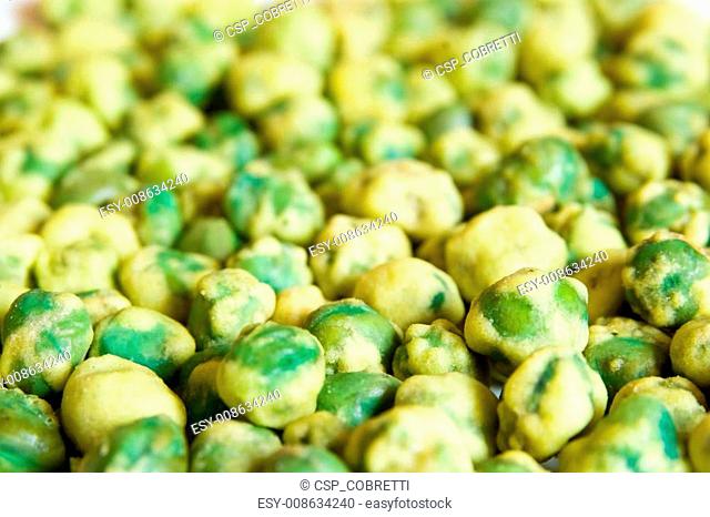 Wasabi green peas