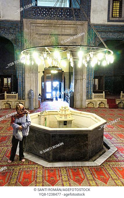 green mosque, Mosque of Mehmed I, Bursa, Turkey