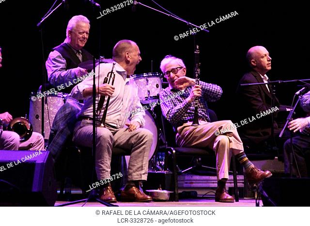 Woody Allen and The Eddy Davis New Orleans Jazz Band in live Botanical Nights Madrid