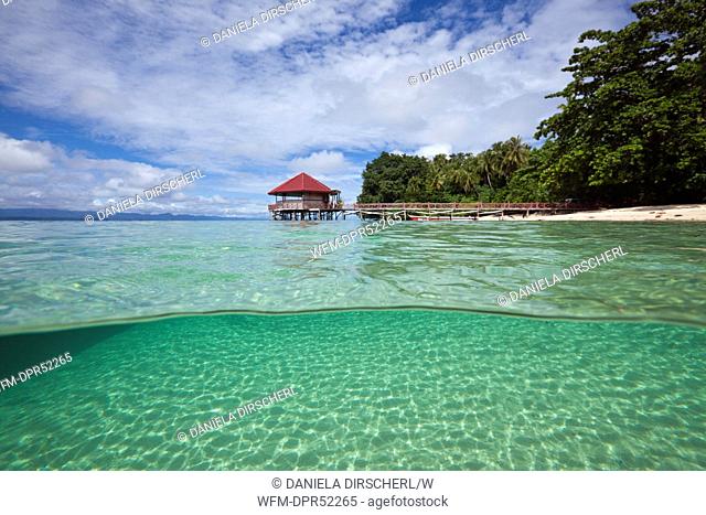 Lagoon of Ahe Island, Cenderawashi Bay, West Papua, Indonesia