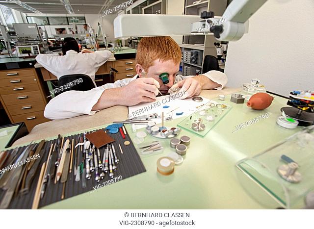 GERMANY, GLASHUETTE, 20.06.2010, Watch manufacture of Lange und Soehne GmbH, GLASHUETTE, SAXONY, GERMANY. - Glashuette, Sachsen, Germany, 20/06/2010