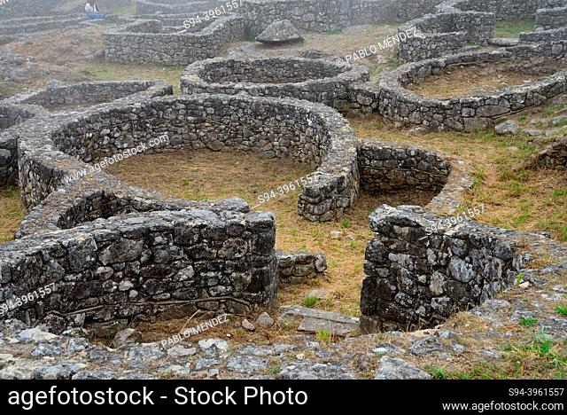Castro of Santa Tegra. Neolithic settlement in Santa Tegra hills, A Guarda, Pontevedra, Spain