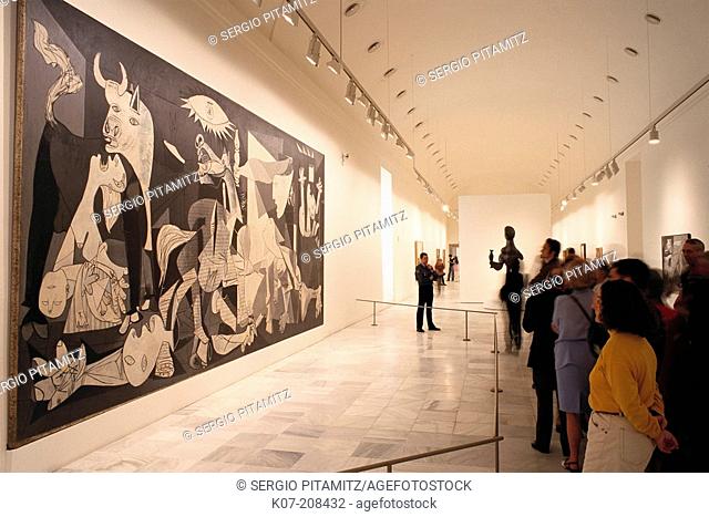 'Guernica', by Pablo Picasso. Reina Sofia Art Center. Madrid. Spain