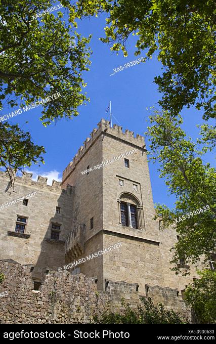 Palace of the Grand Master of the Knights, Rhodes Old Town, Rhodes, Dodecanese Island Group, Greece
