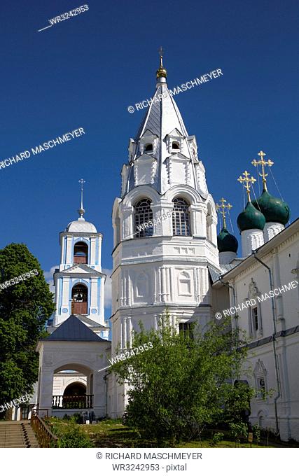 Bell Tower of Annunciation Church, Nikitsky Monastery, Pereslavl-Zalessky, Golden Ring, Yaroslavl Oblast, Russia, Europe