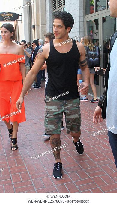 Comic-Con International 2015 at the at Hilton Bayfront - Outside arrivals Featuring: Tyler Posey Where: San Diego, California