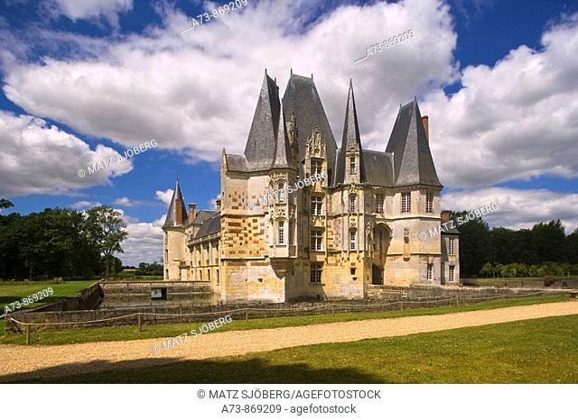 Château (castle) d'Ô, Pays d'Argentan. Orne, Basse-Normandie, France